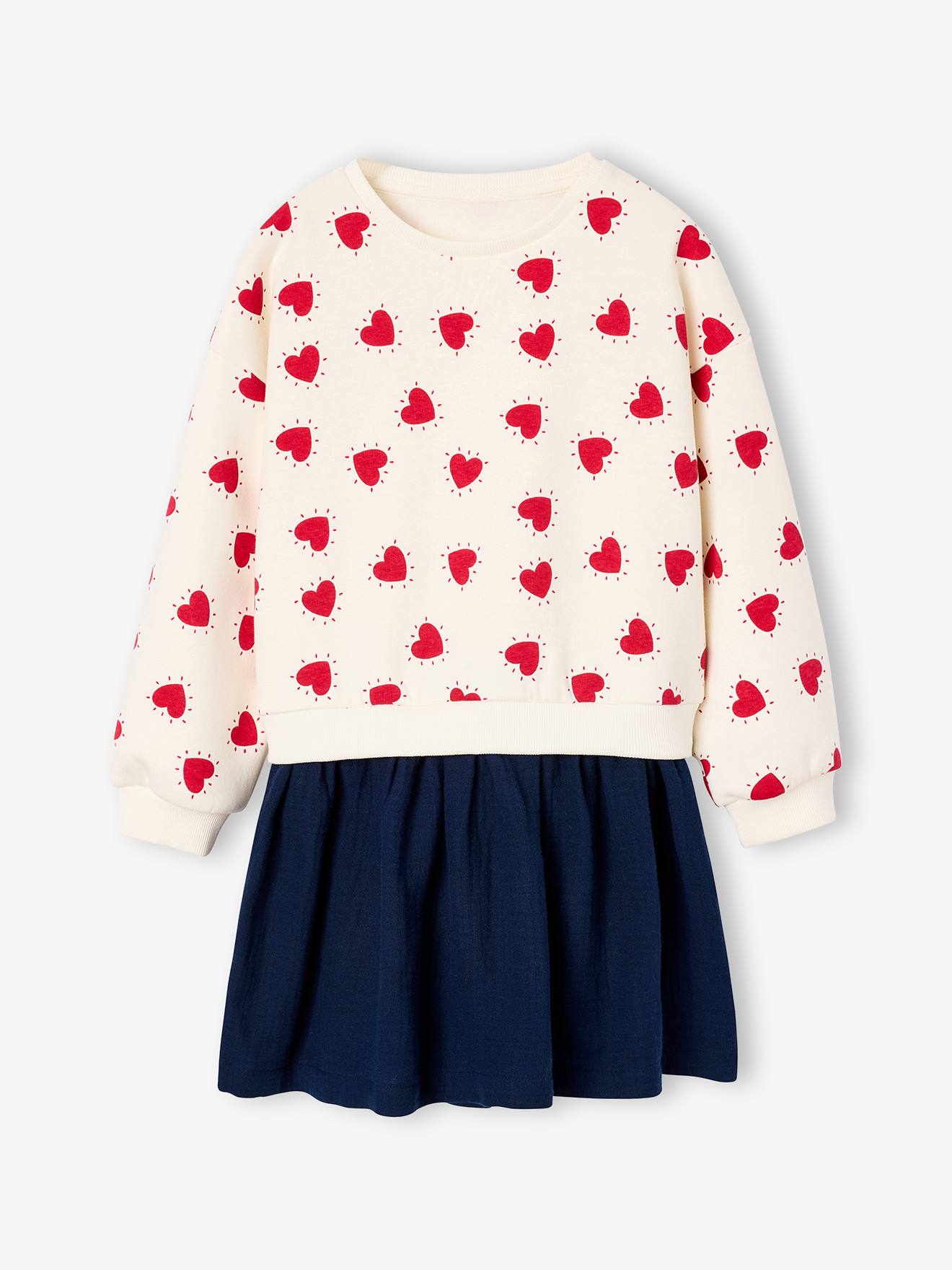 Mädchen Kleid mit em Oberteil