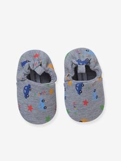 Kinderschuhe-Babyschuhe-Hausschuhe-Jungen Baby Krabbelschuhe mit Gummizug