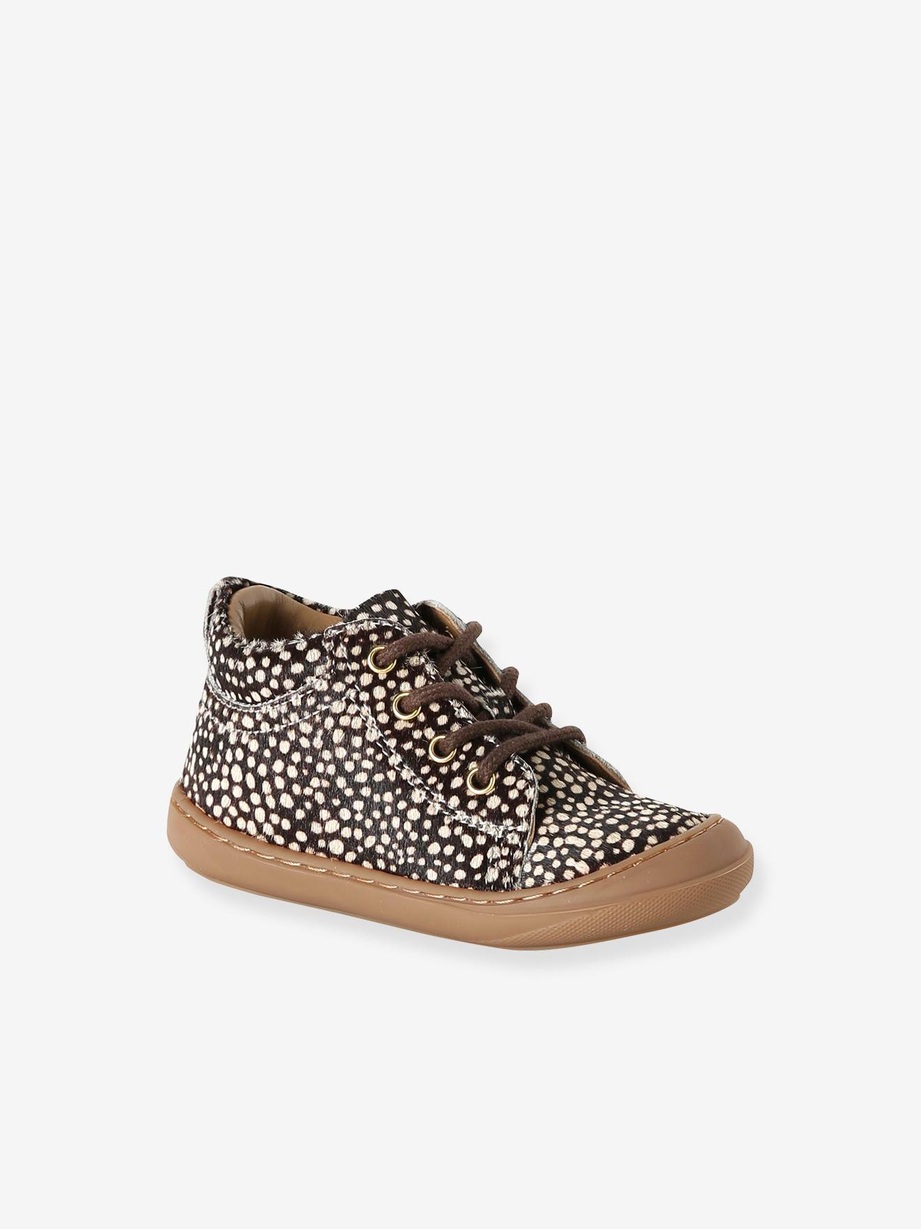 Baby Lauflernboots aus weichem Leder mit Schnürung