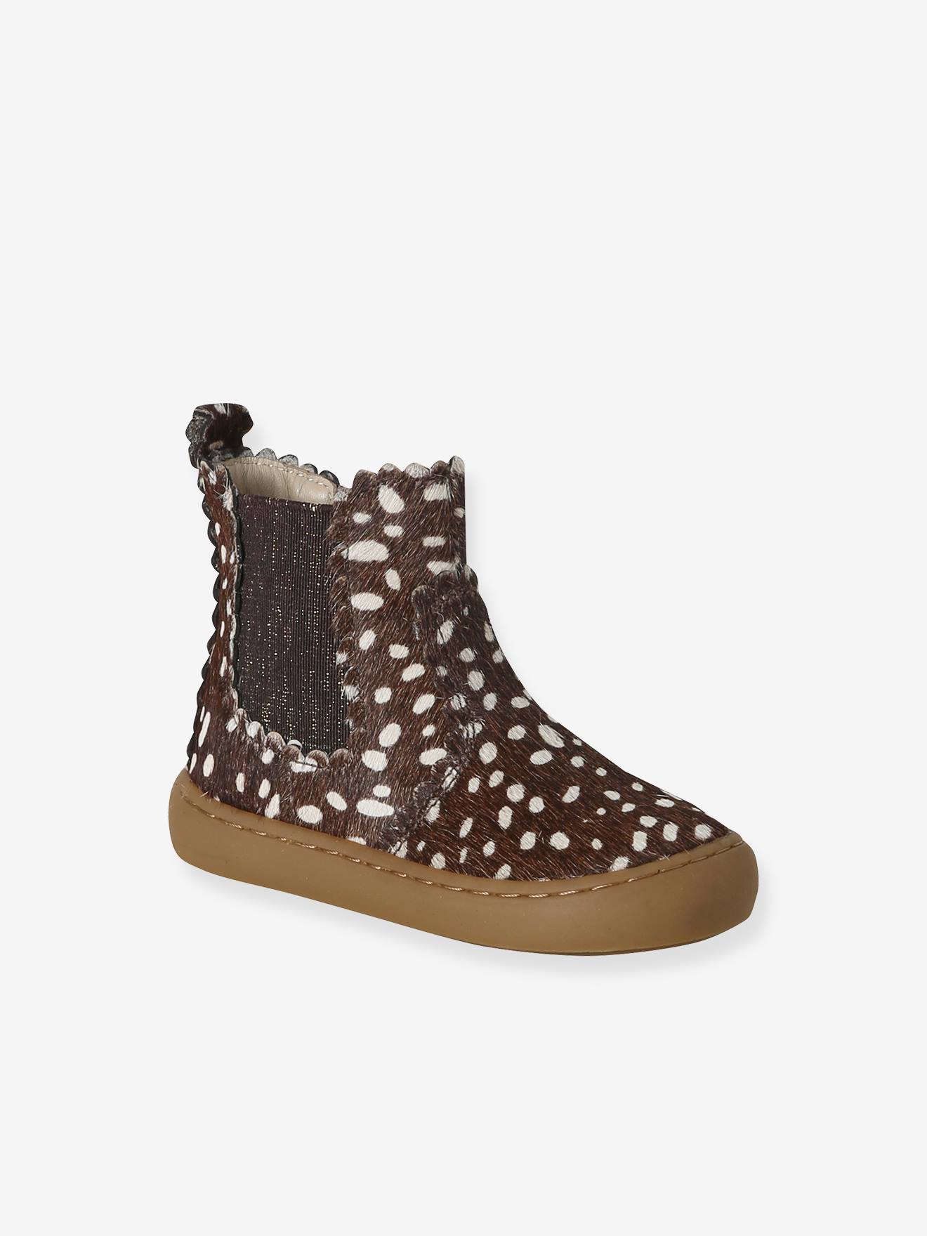 Baby Chelsea-Boots aus Leder mit Reißverschluss