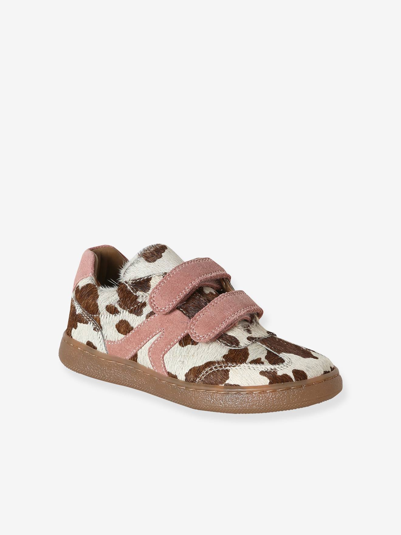 Klett-Sneakers aus Leder Mädchen