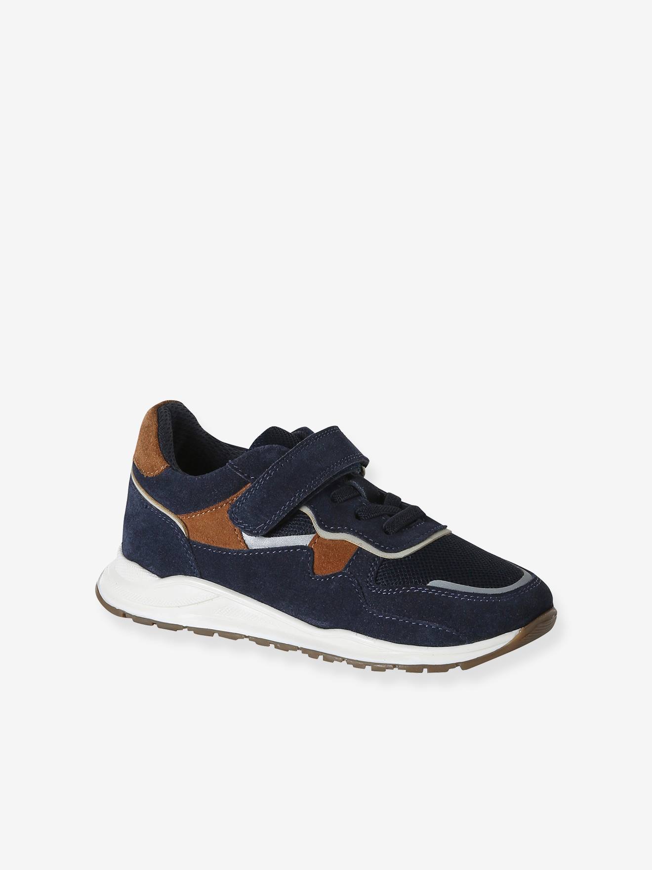 Klett-Sneakers aus Leder Jungen