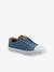 Jungen Stoff-Sneakers mit Gummizug - blau/senfgelb+grau+khaki dinos+nachtblau motorrad - 1