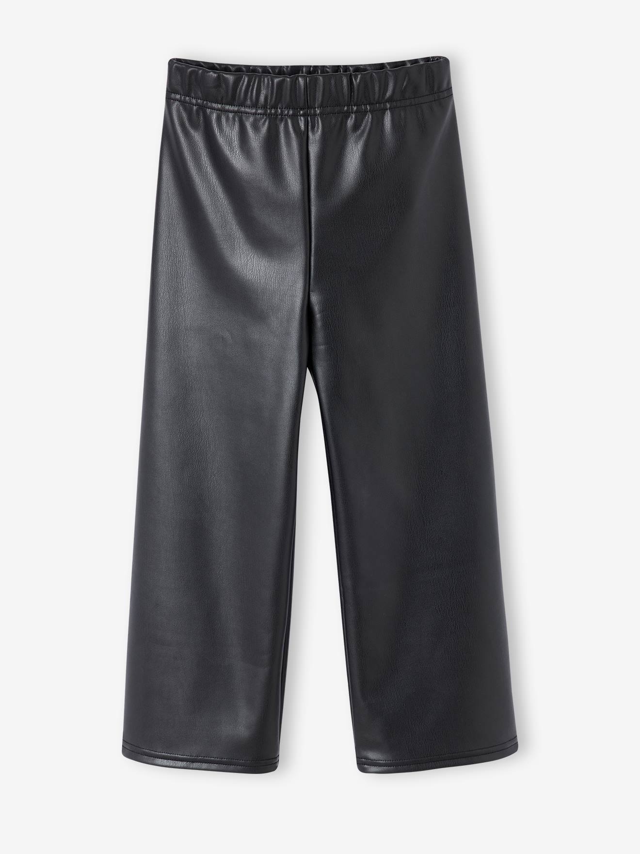 Leggings in Lederoptik Slim-Fit Mädchen