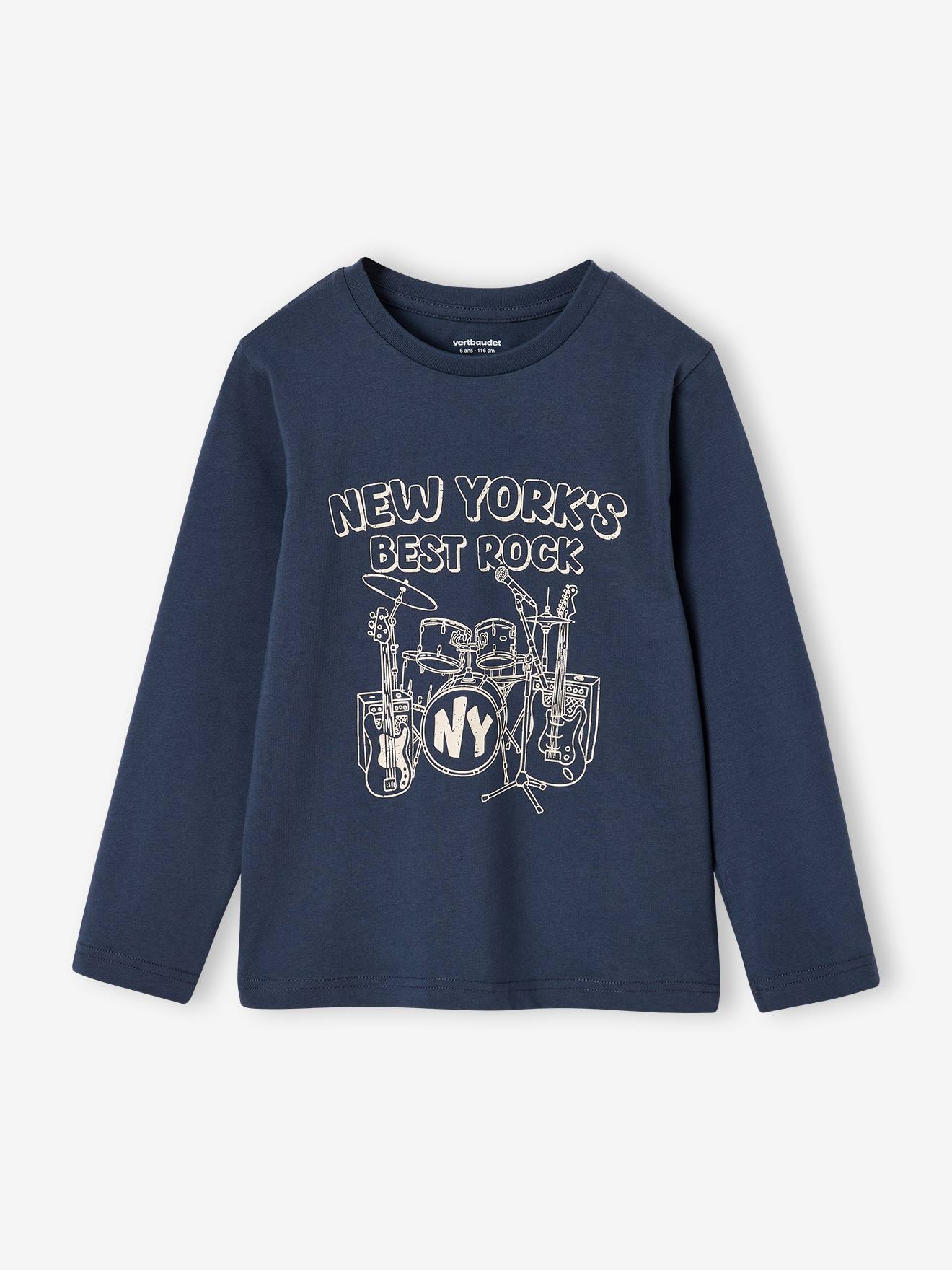 Langarmshirt mit Print Jungen