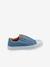 Jungen Stoff-Sneakers mit Gummizug - blau/senfgelb+grau+khaki dinos - 2