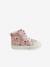 Hohe Mädchen Baby Sneakers - rosa geblümt - 2
