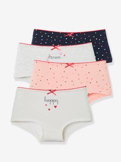 Maedchenkleidung-Unterwäsche, Socken, Strumpfhosen-4er-Pack Mädchen Shortys BASIC Oeko-Tex
