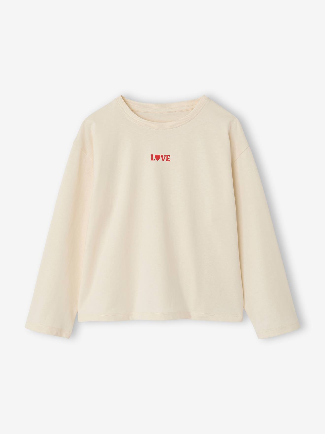 Shirt mit Schriftzug Mädchen BASIC