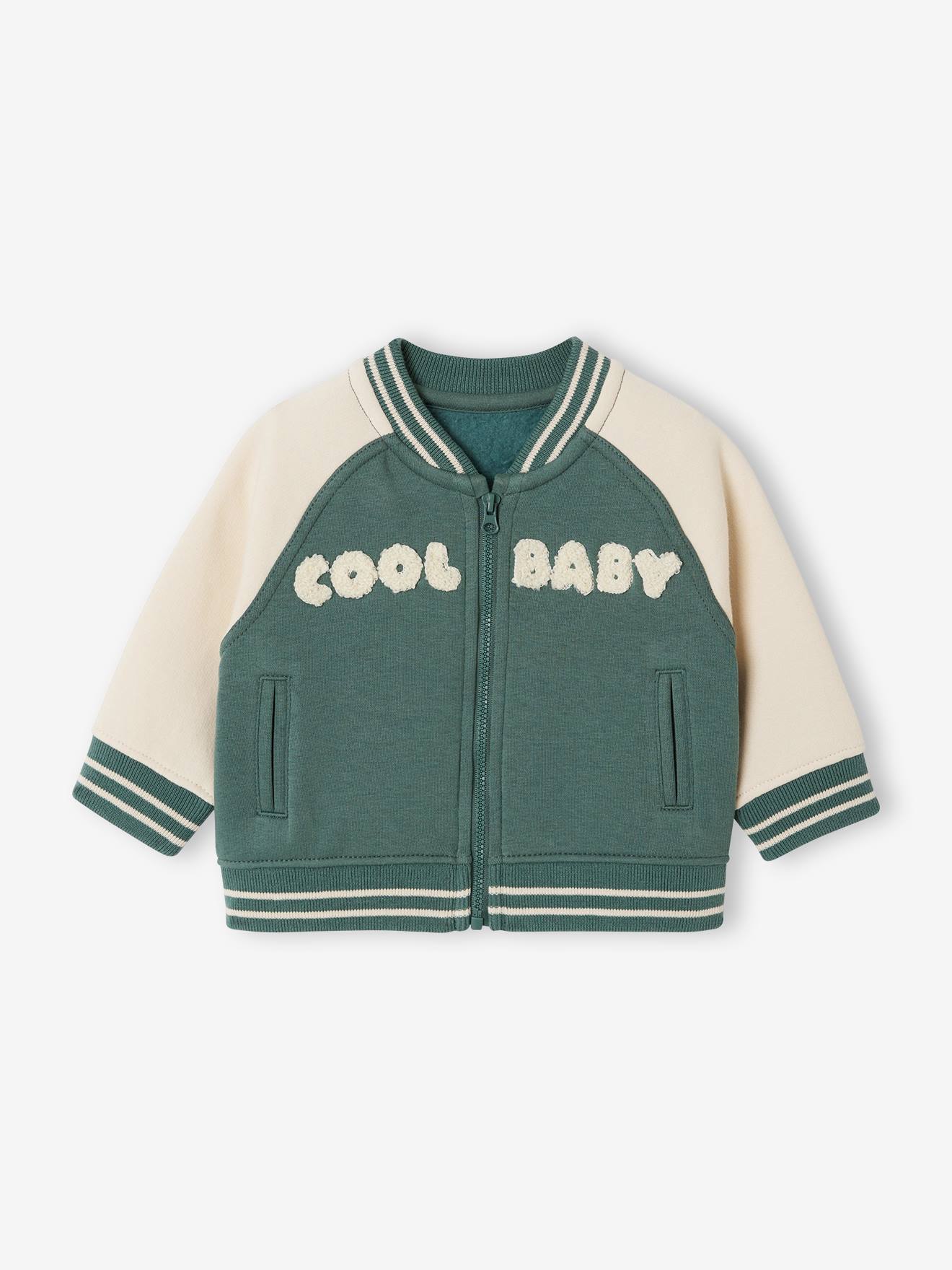 Sweatjacke in College-Style Baby