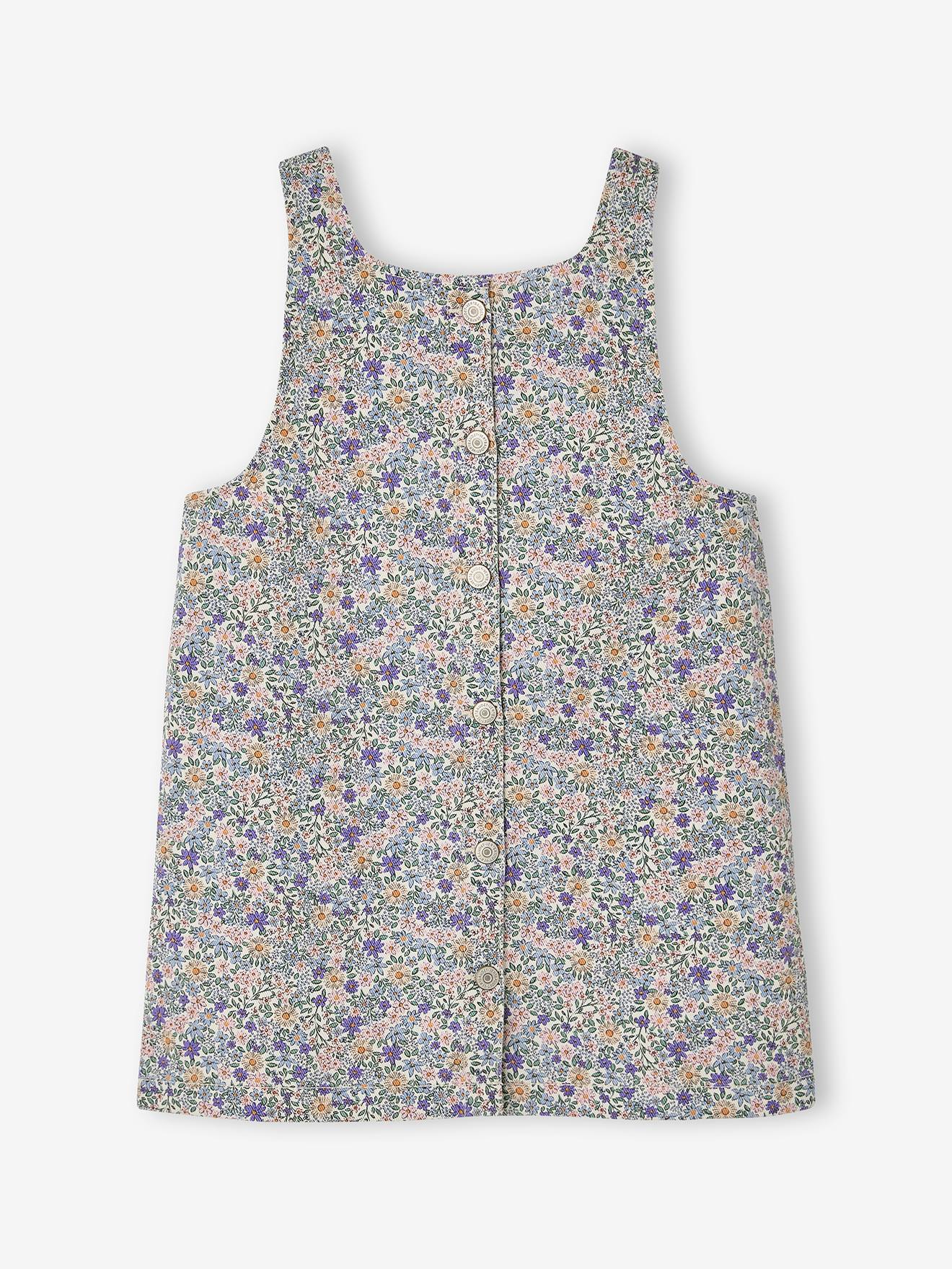 Kurzes Kleid Mädchen ärmellos lila