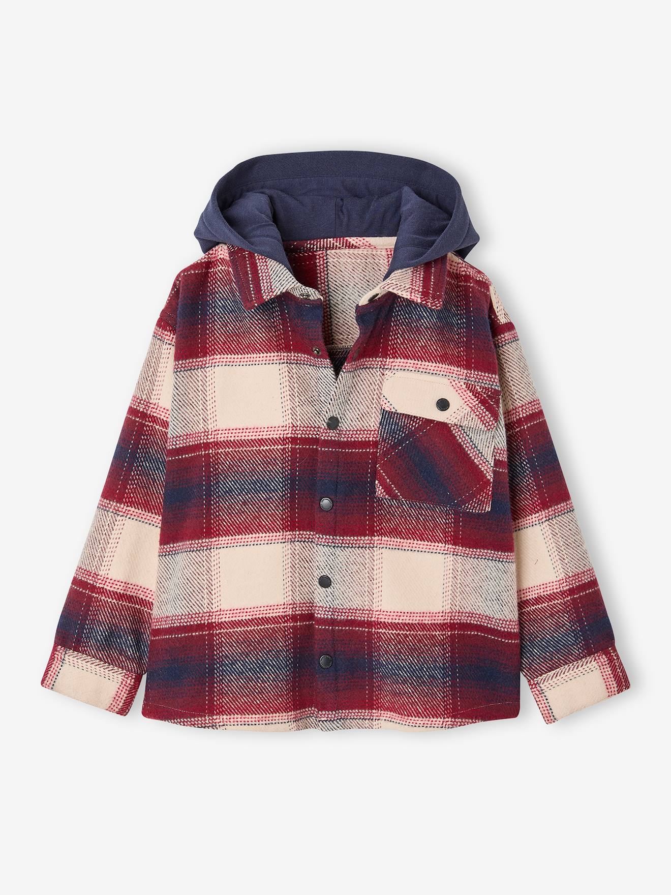 Hemdjacke mit Kapuze Jungen