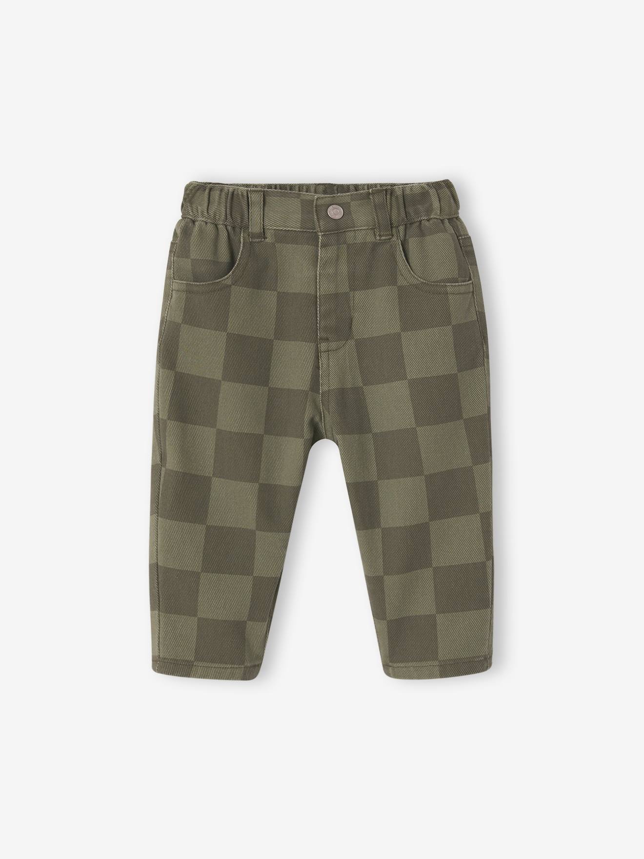 Baby Chinohose mit Karomuster