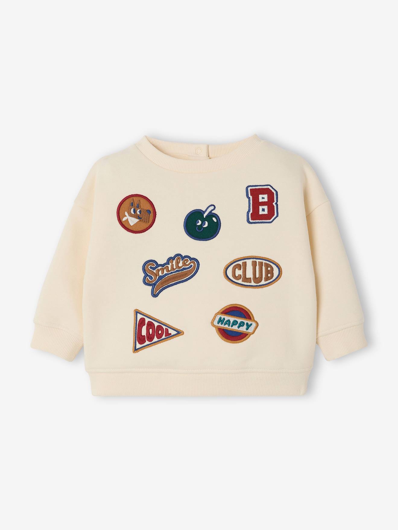 Sweatshirt mit gestickten Aufnähern Baby