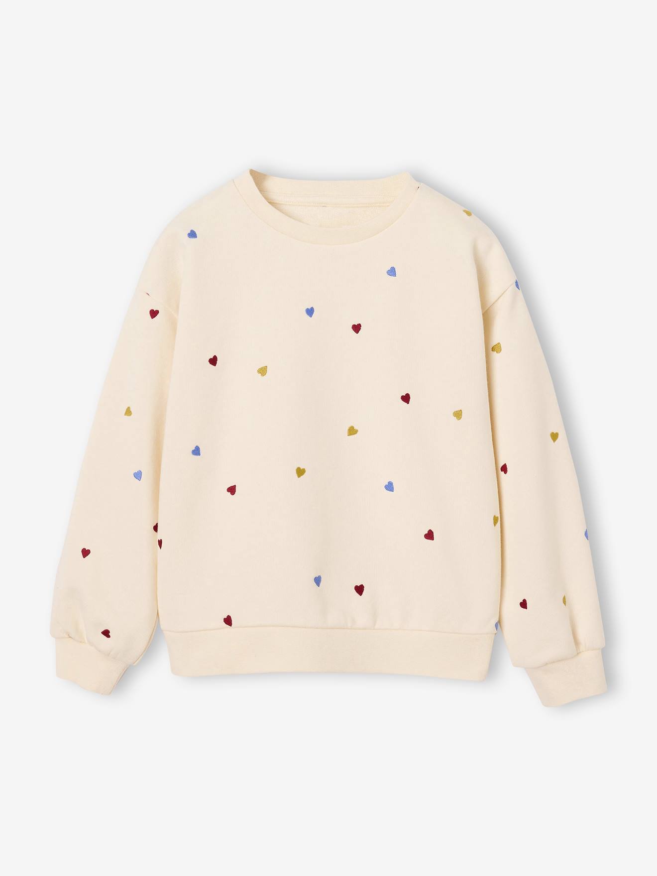 Sweatshirt mit Stickerei Mädchen
