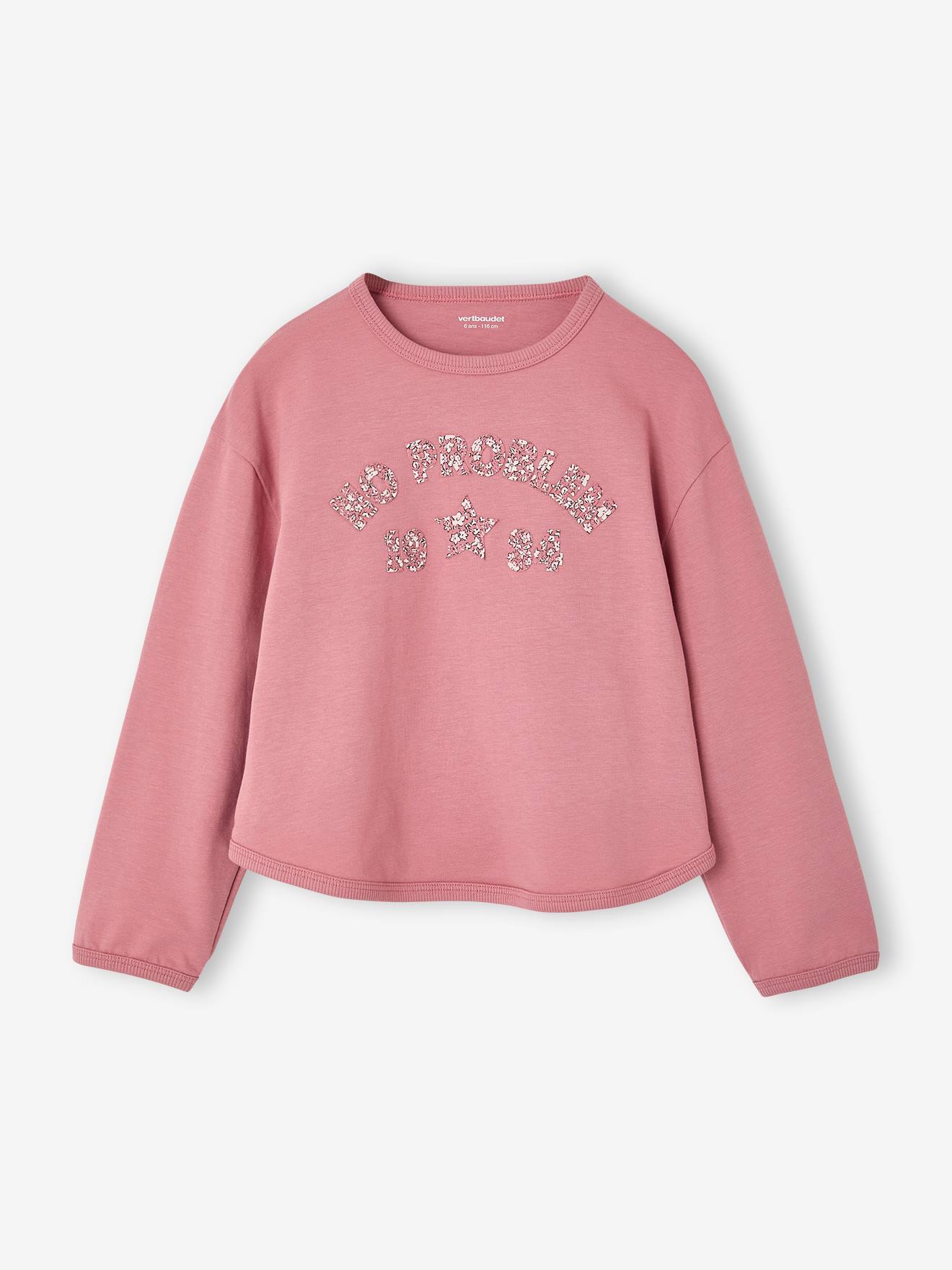 Langarmshirt mit Applikation Mädchen