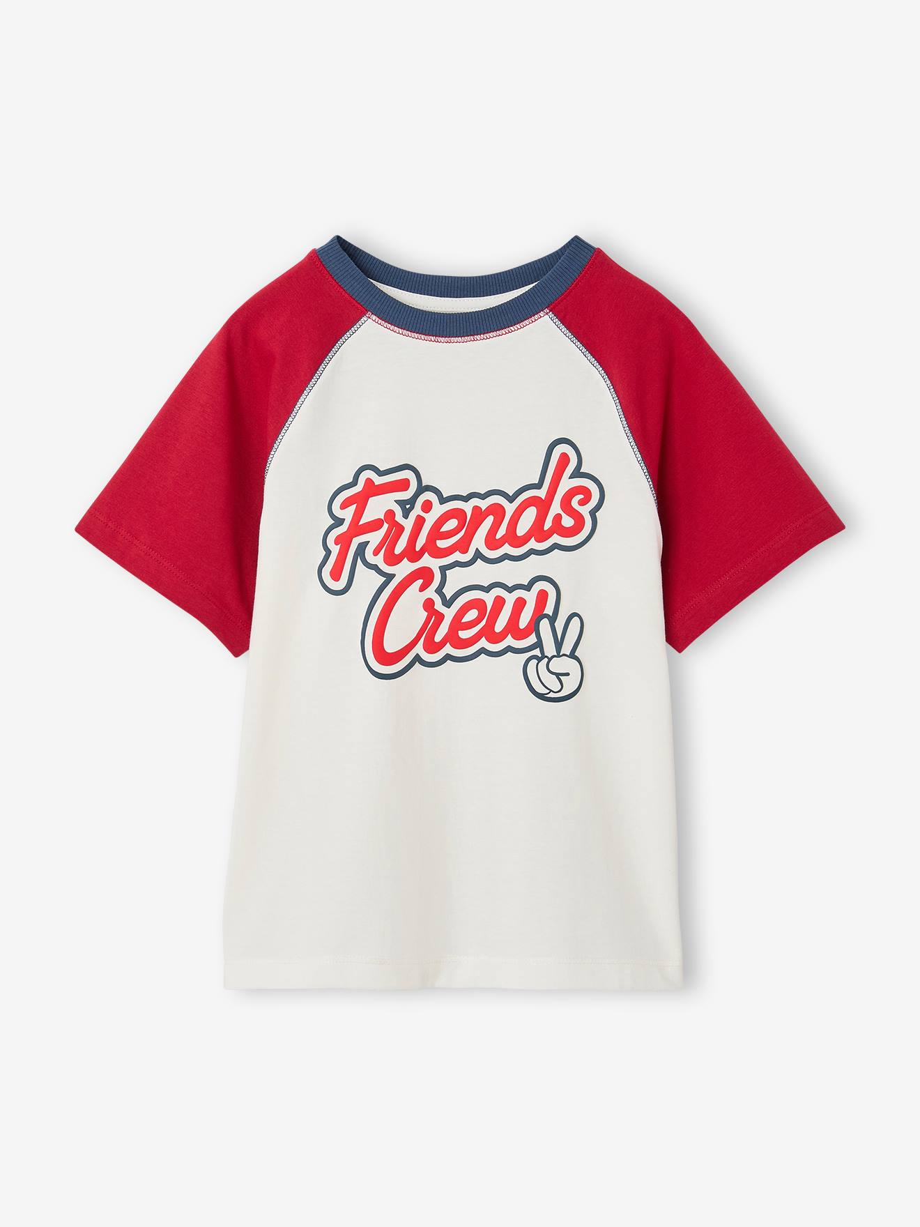 T-Shirt mit Raglanärmeln Friends Crew Jungen