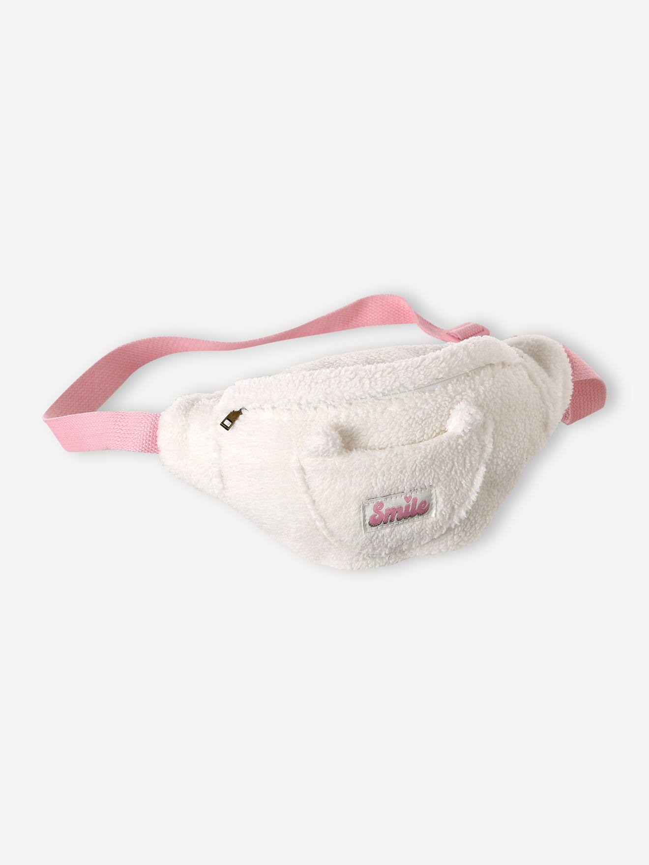 Mädchen Bauchtasche mit Katzenohren vanille