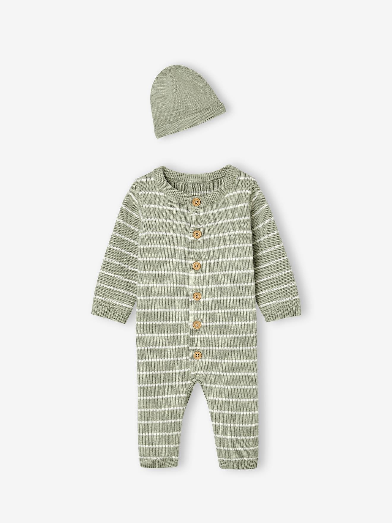 Baby-Set Strampler & Mütze