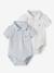 2er-Pack Baby Bodys für Neugeborene, Polokragen Oeko-Tex® - pack nachtblau+pack weiß - 7