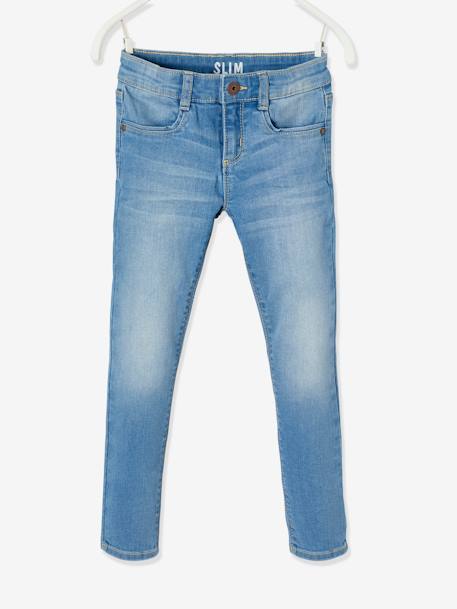 Mädchen Slim-Fit-Jeans, Hüftweite COMFORT - double stone+schwarz - 2
