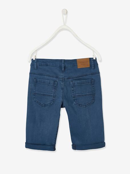 Jungen Shorts Oeko-Tex, Bundweite verstellbar beige+blau gestreift+graublau+grün+hellgelb+koralle+nachtblau+olivgrün 44