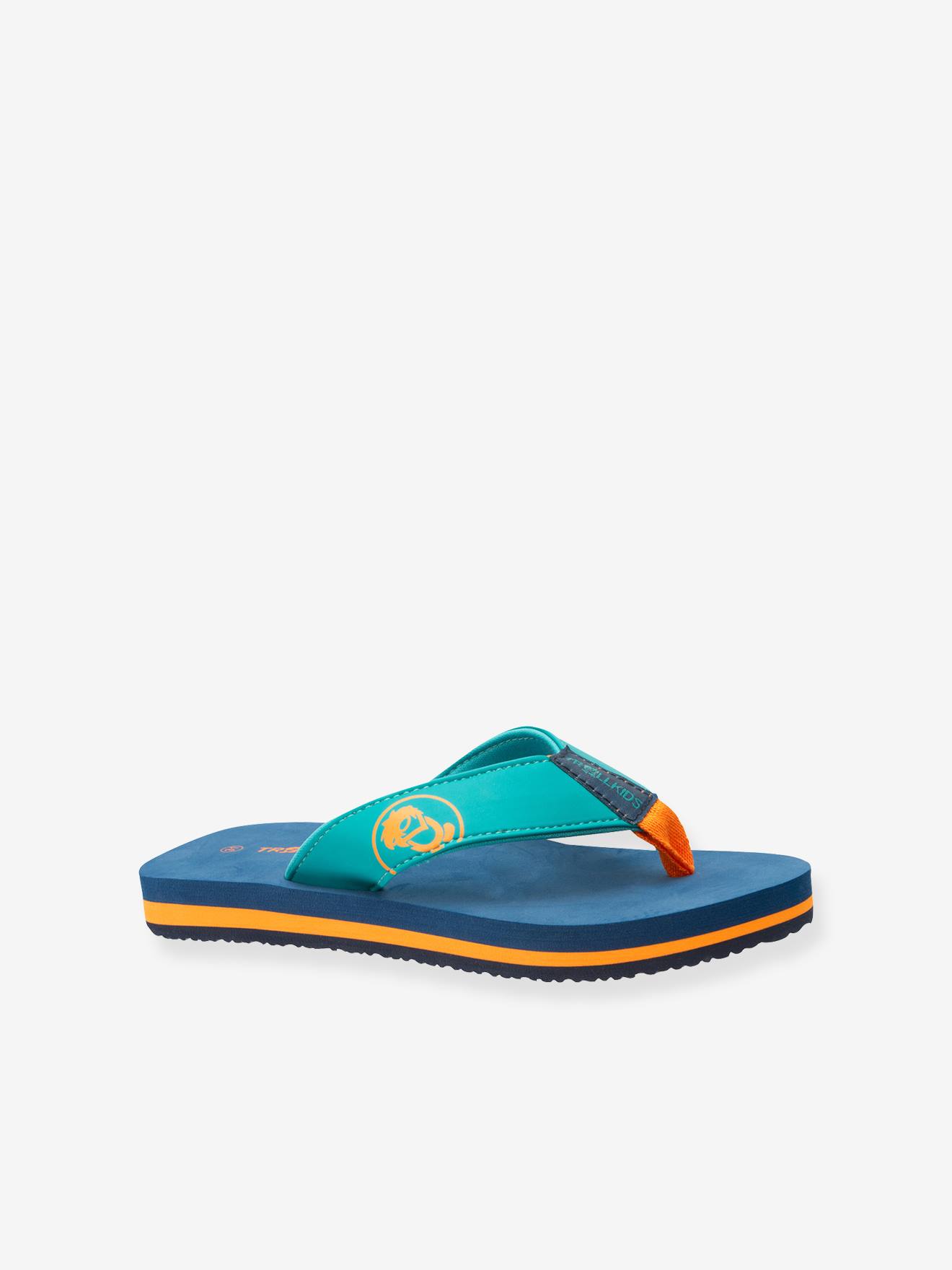 Badesandalen mit gepolstertem Riemen Kinder TROLLKIDS blau Gr. 34