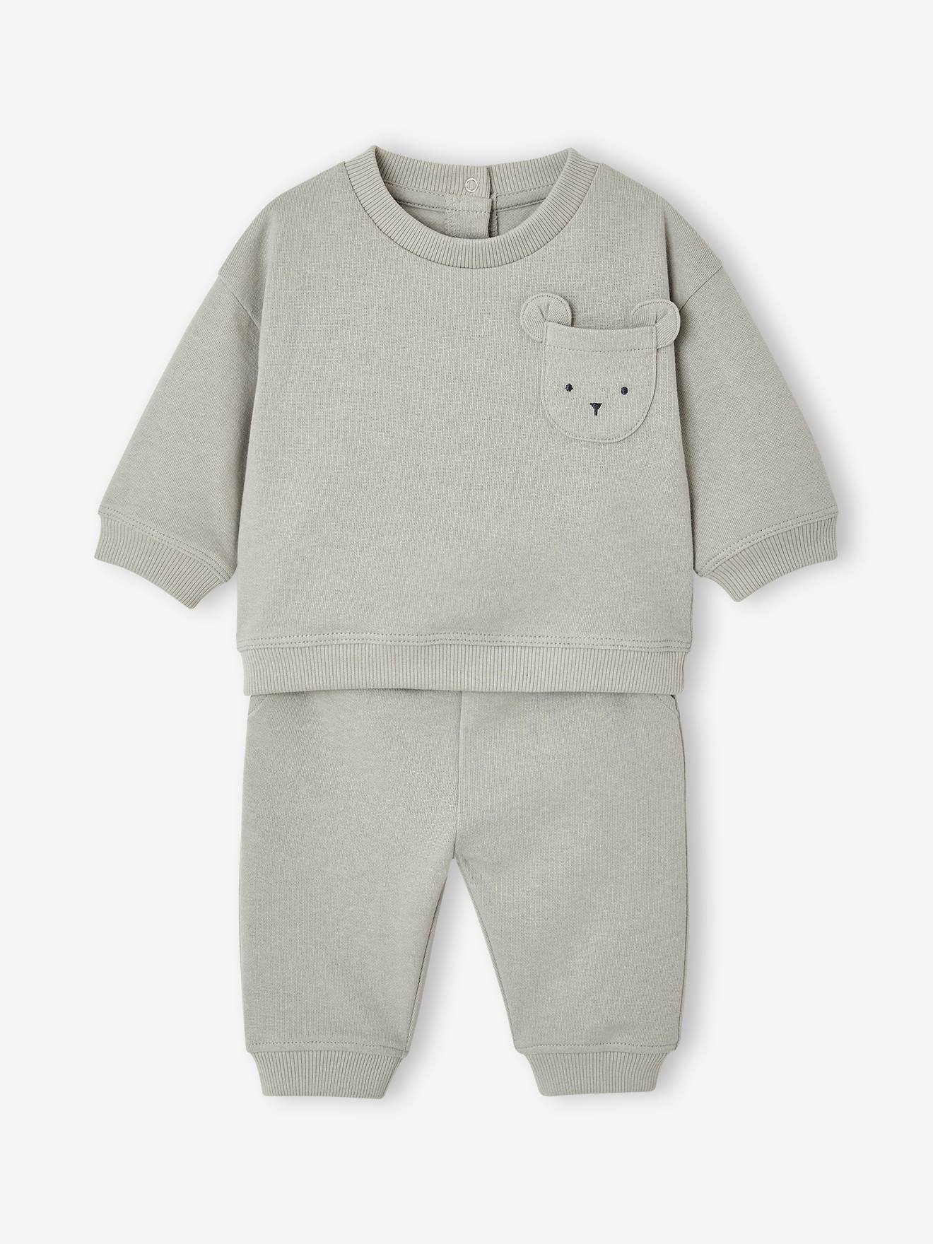 Baby Set aus Sweatshirt und Hose Jungen eis