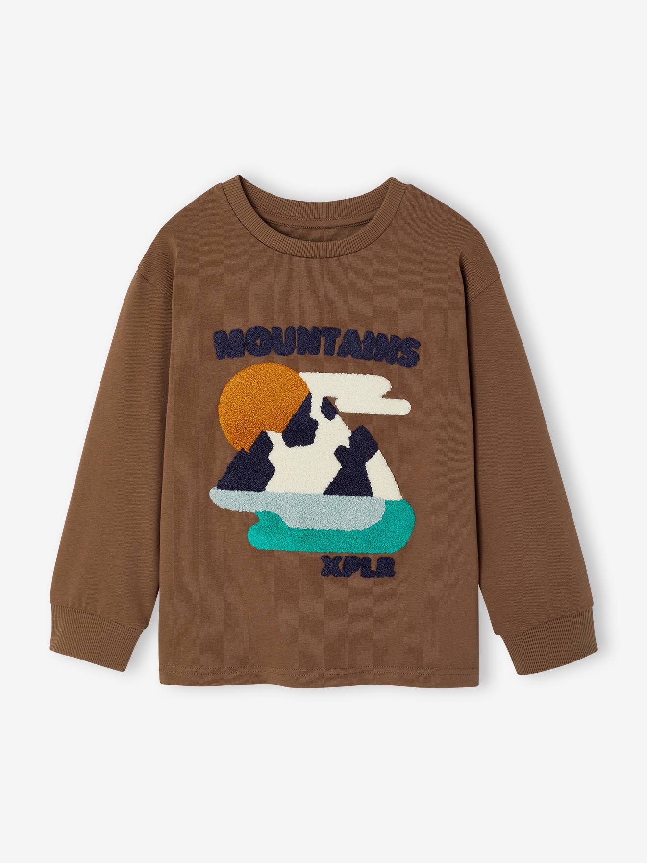 Shirt mit Bouclé-Print Jungen