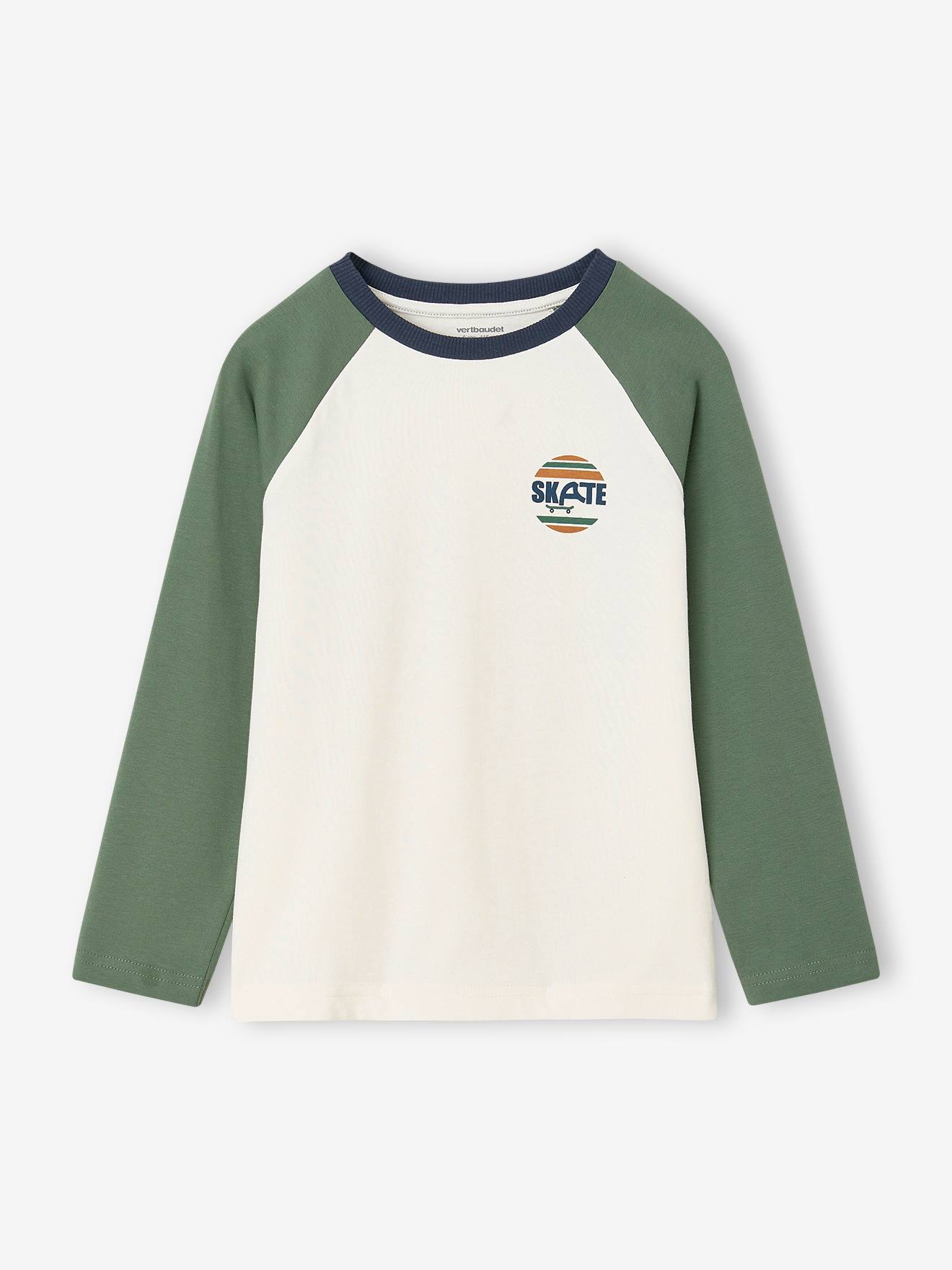 Langarmshirt Jungen Colorblock