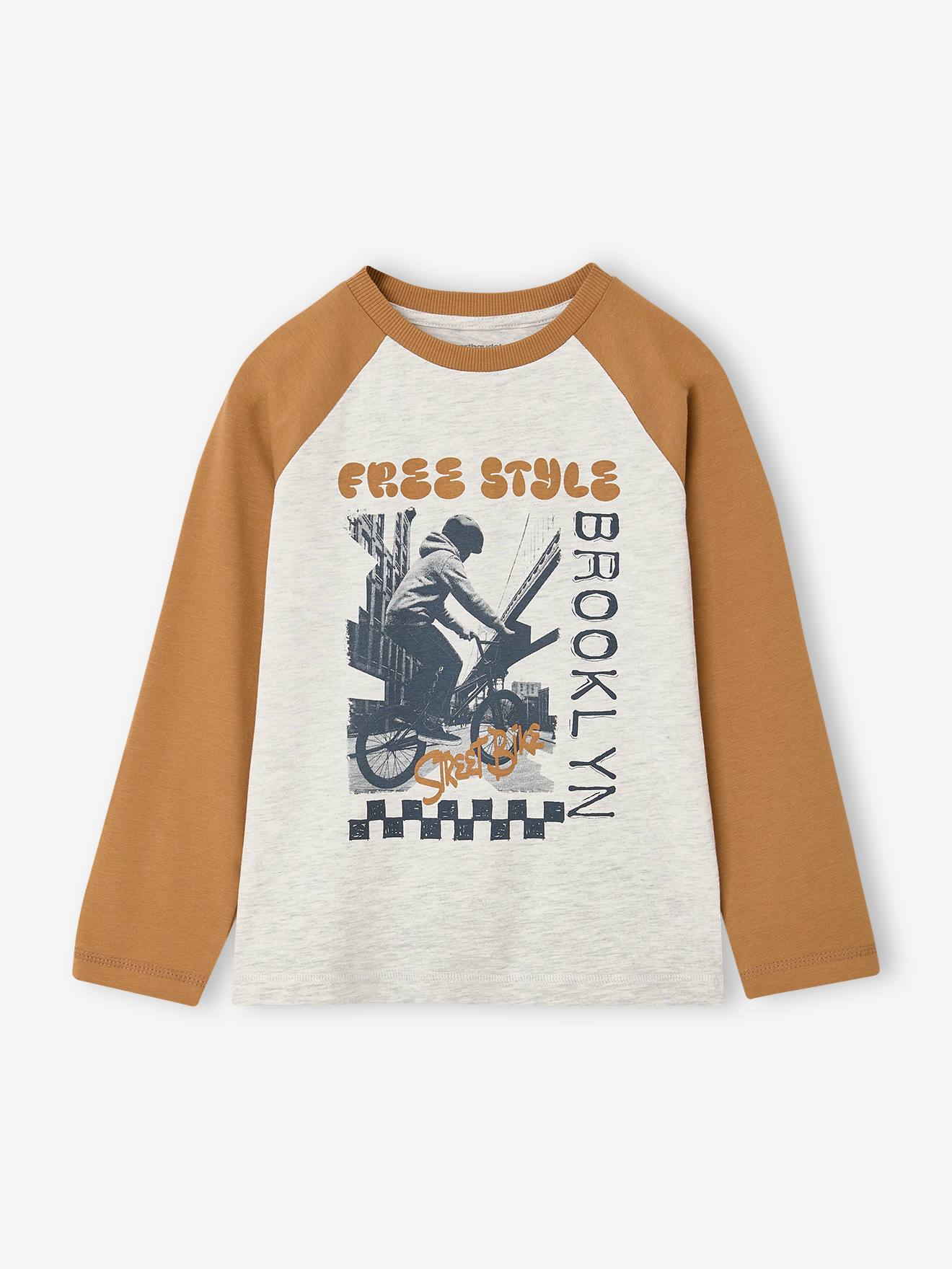 Shirt mit langen Raglanärmeln Jungen