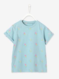 Maedchenkleidung-Mädchen T-Shirt, gestickte Blumen