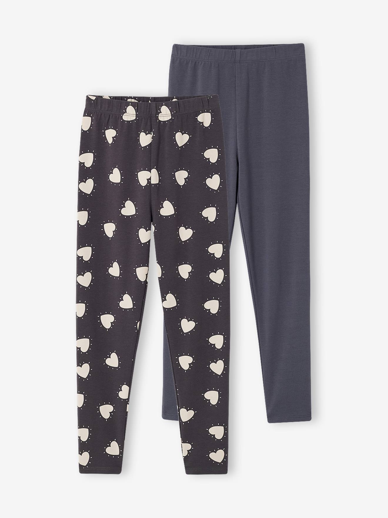 2er-Pack Mädchen Leggings BASIC