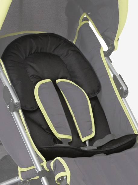 Buggy-Sitzverkleinerung für Neugeborene - jeansblau sterne+schwarz - 5