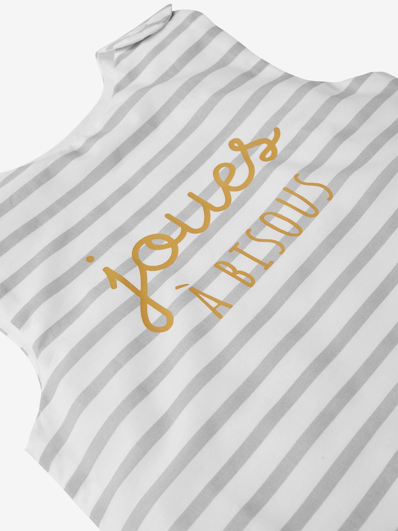 Thumbnail - Ärmelloser Baby Sommerschlafsack JOUES À BISOUS TOG 1