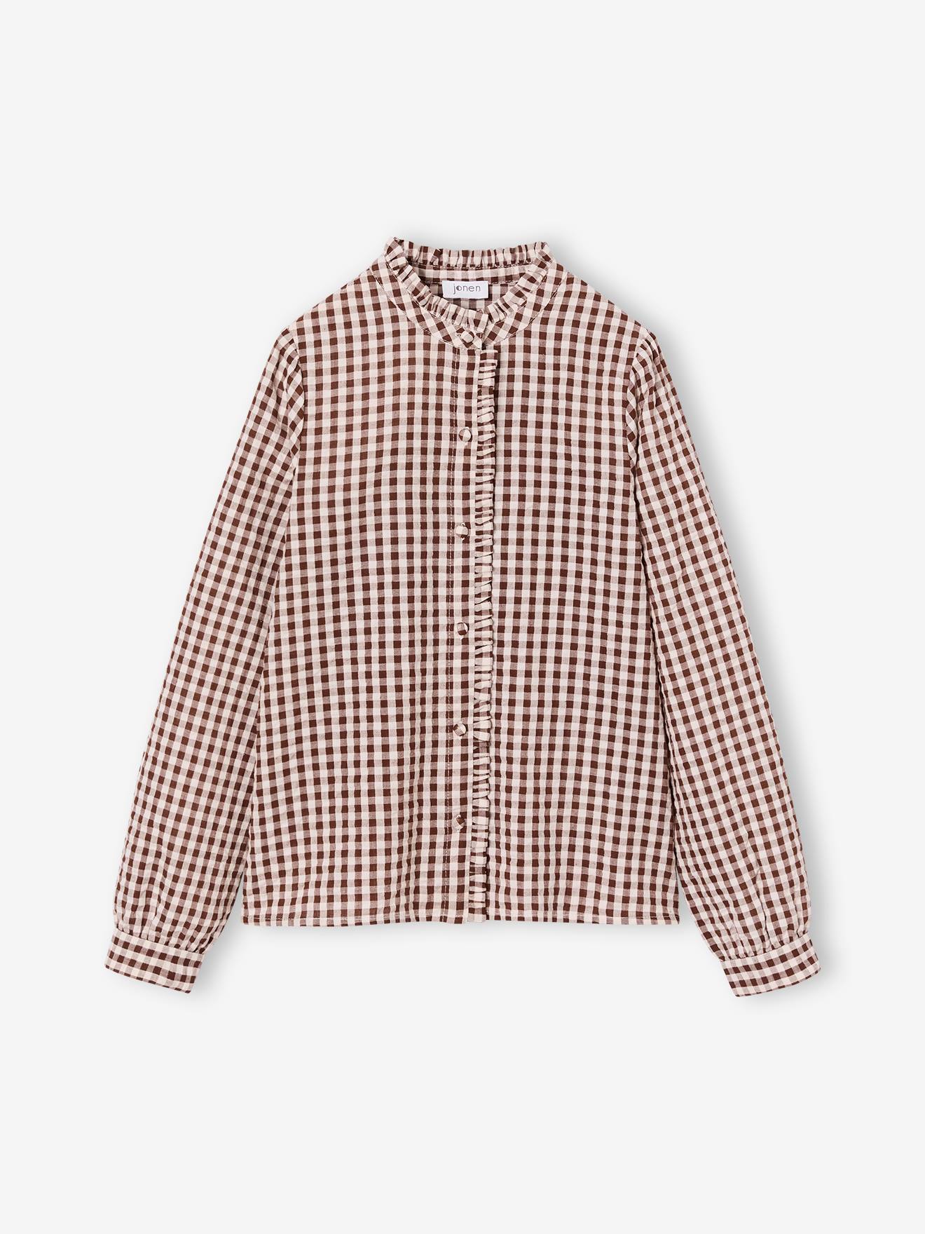 Bluse Rüschenkragen Mädchen