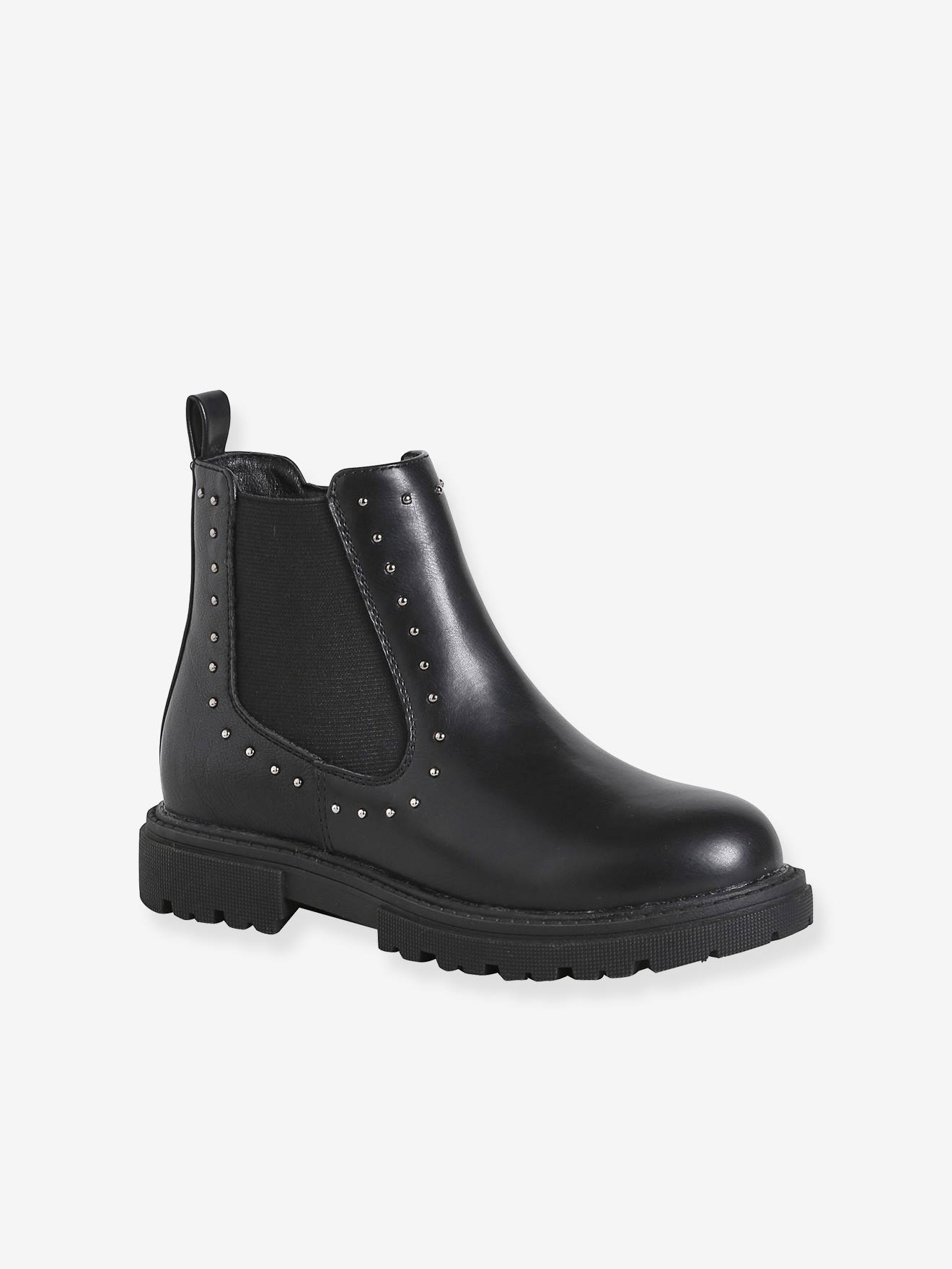 Mädchen Boots mit Nieten und Reißverschluss