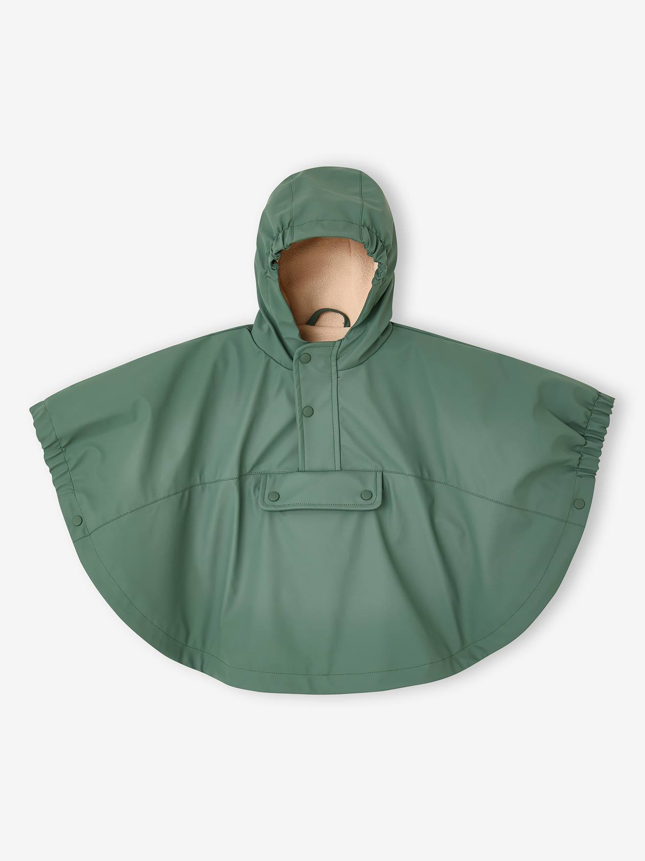 Baby Regenponcho mit Fleecefutter
