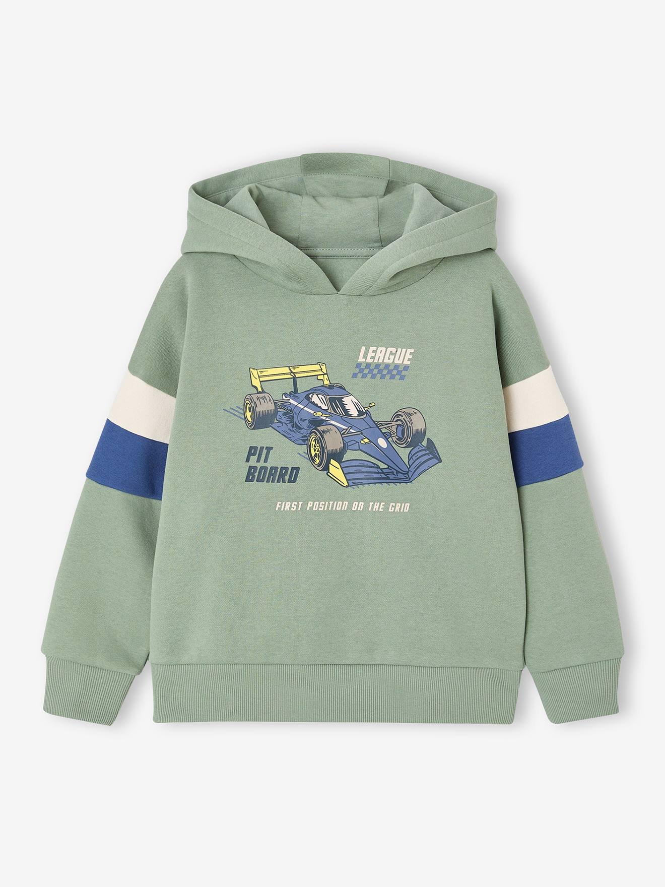 Jungen Kapuzensweatshirt mit Prints ADVENTURE