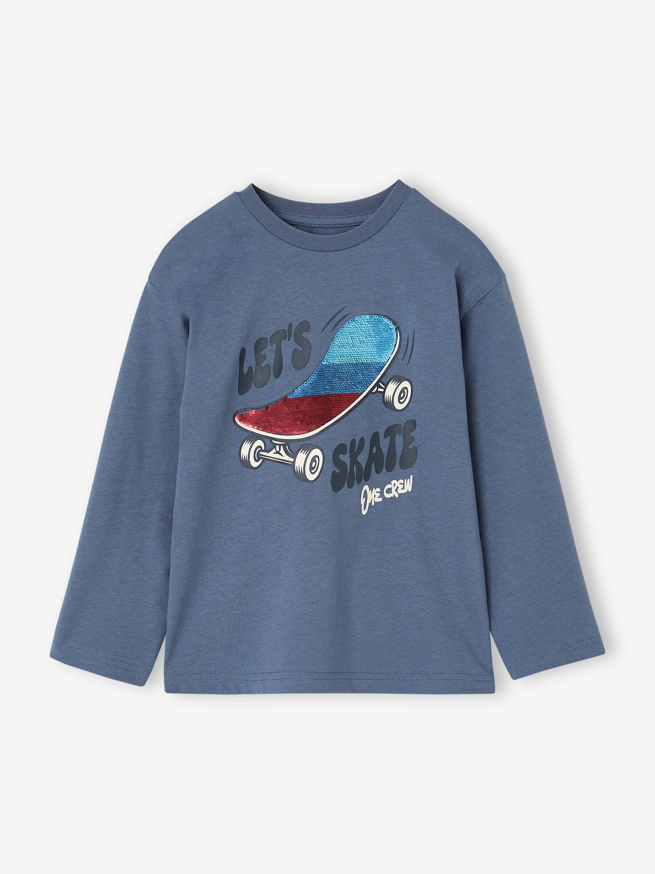 Shirt mit Wendepailletten Jungen mittel