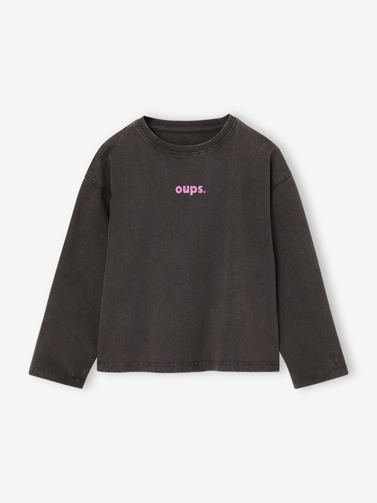 Shirt mit Schriftzug Mädchen BASIC