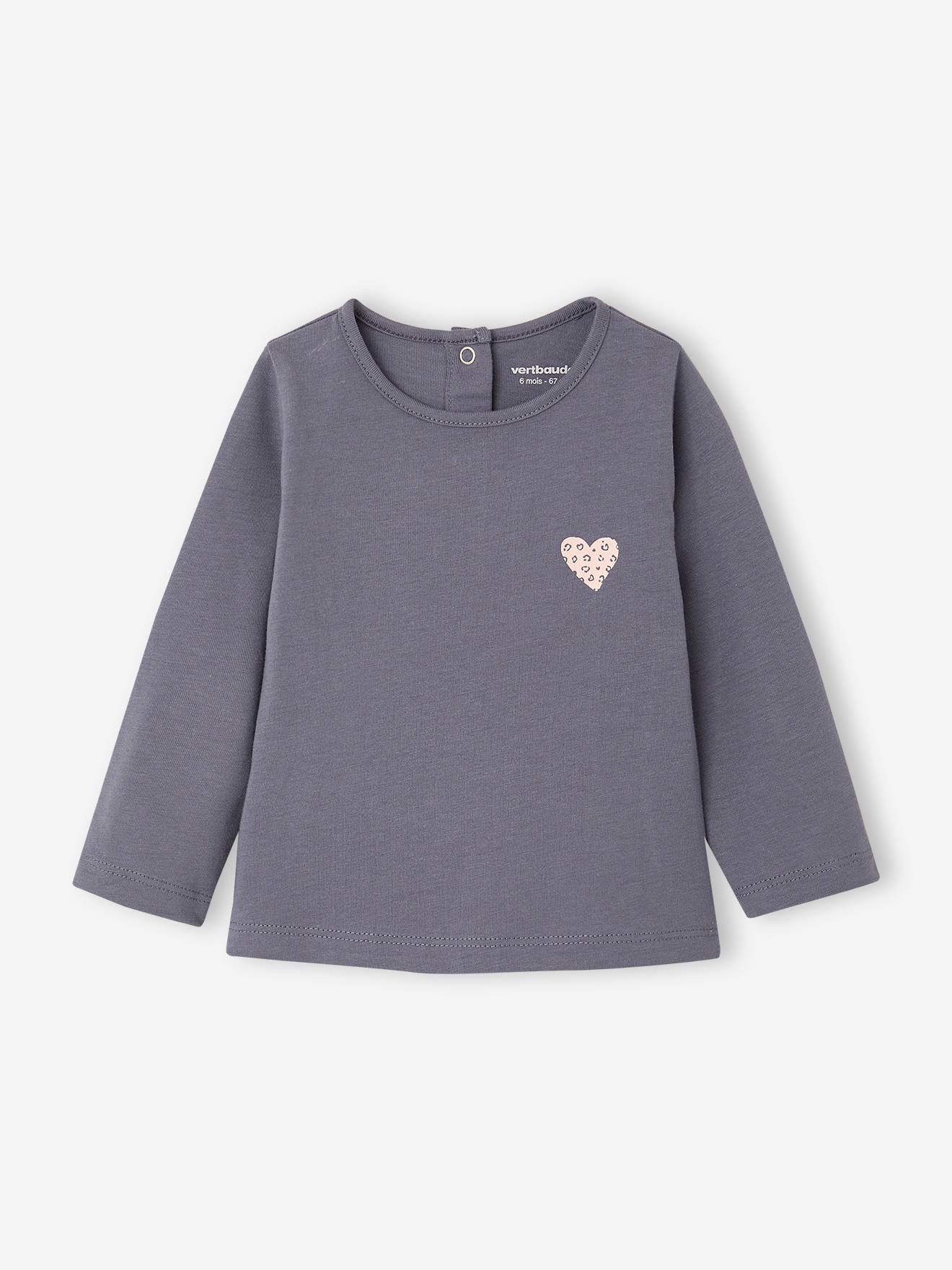Langarmshirt Baby Mädchen BASIC