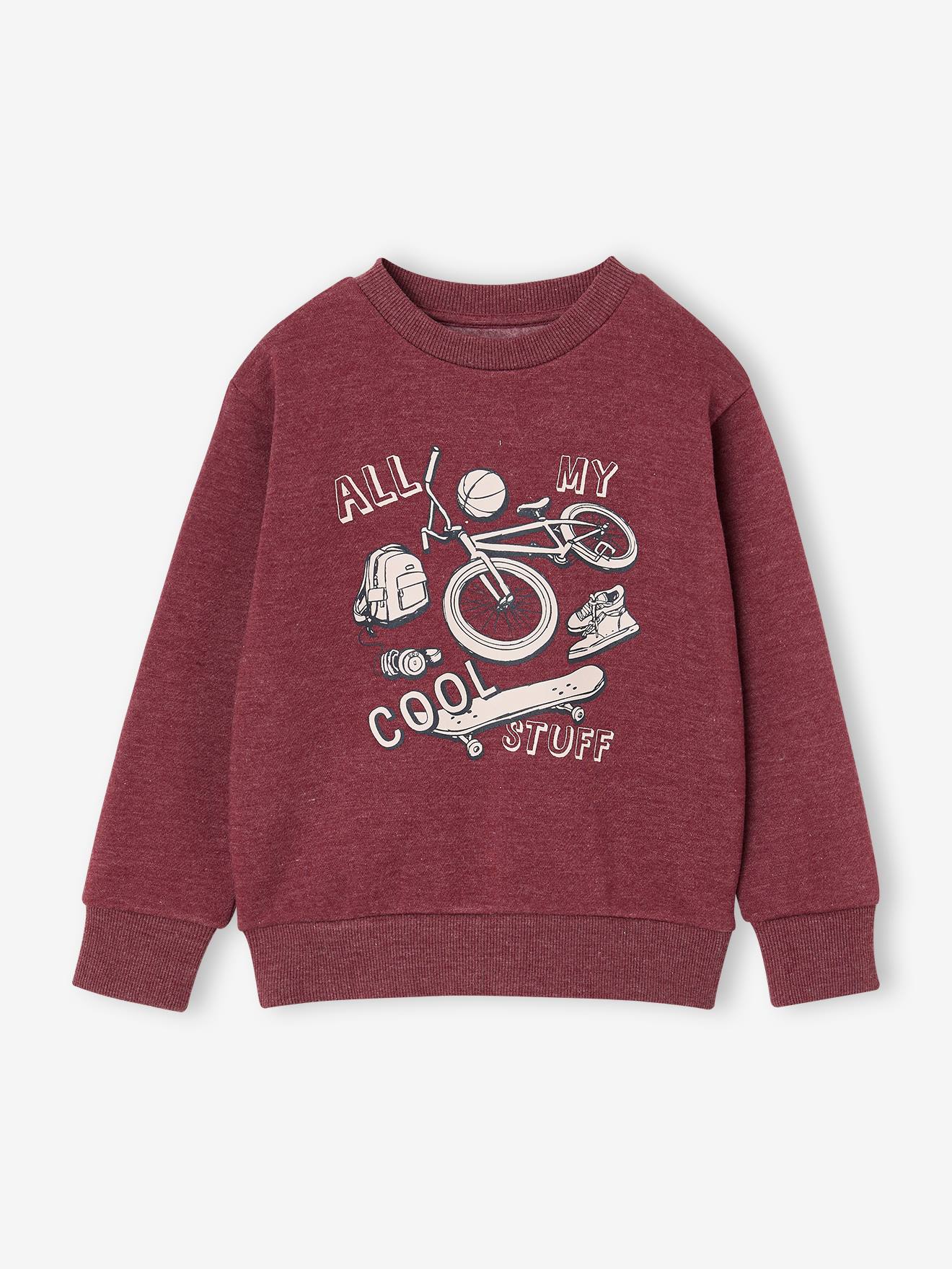 Sweatshirt mit Frontprint Jungen BASIC
