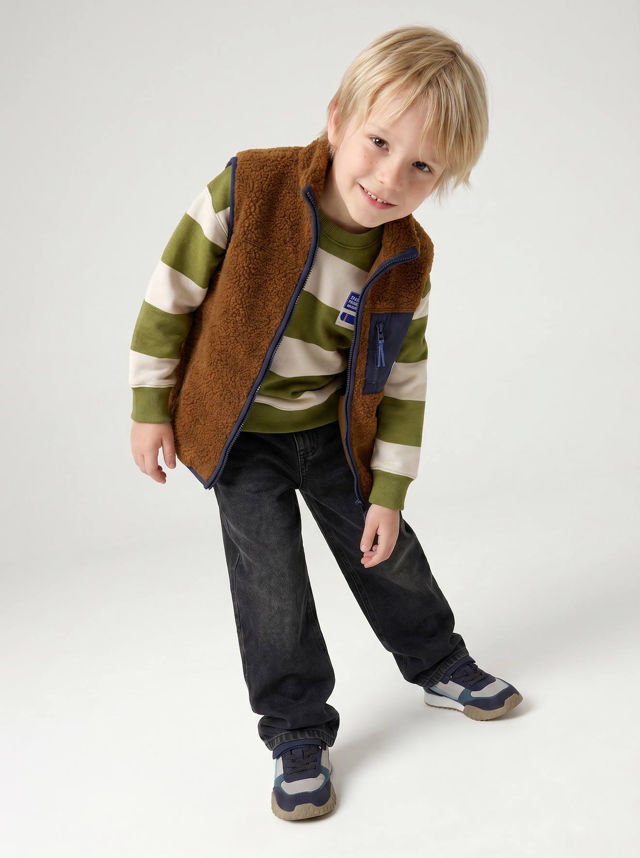 Jeans Loose-Fit Jungen Hüftweite REGULAR