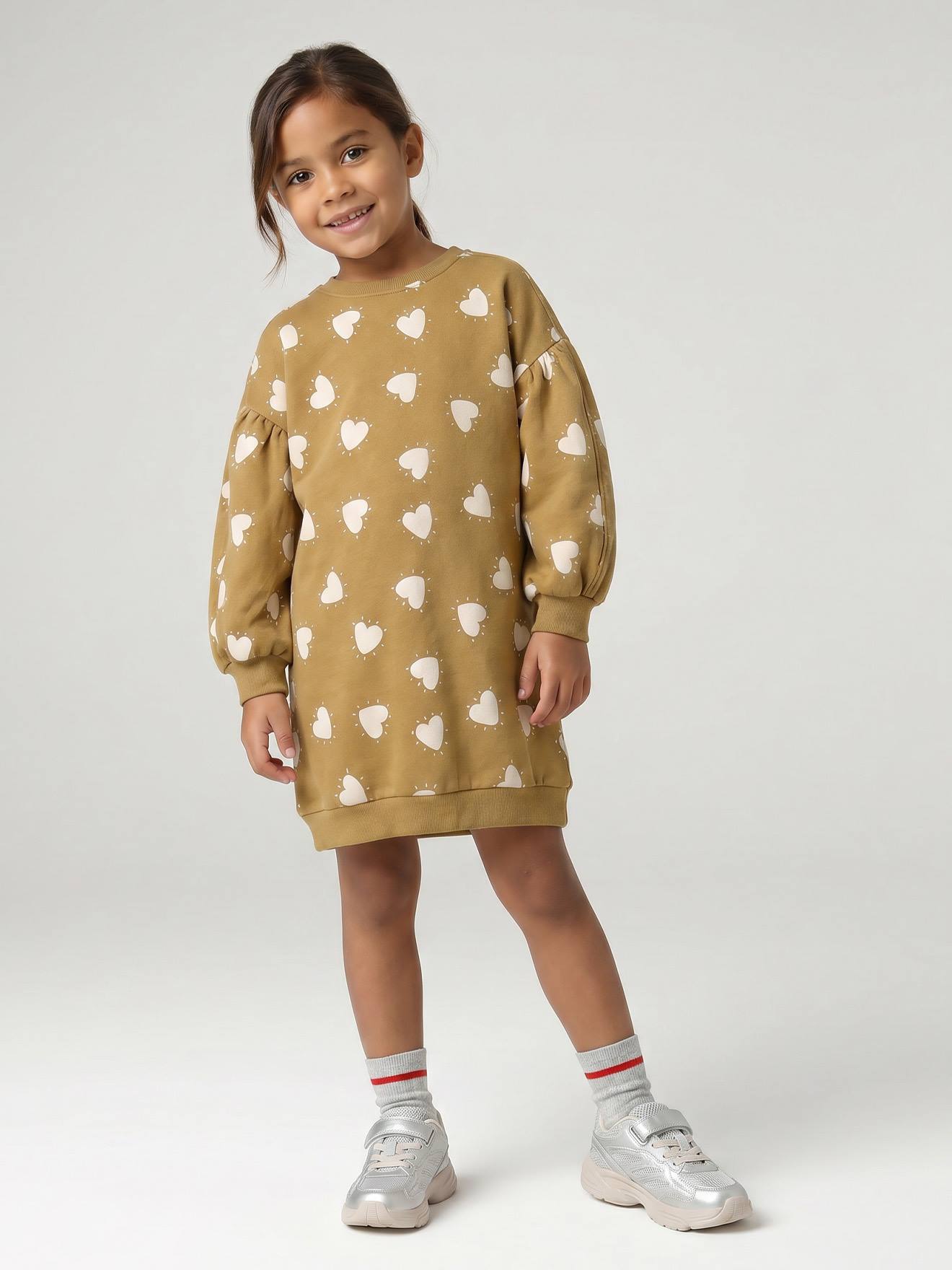 Kurzes Sweatkleid Mädchen