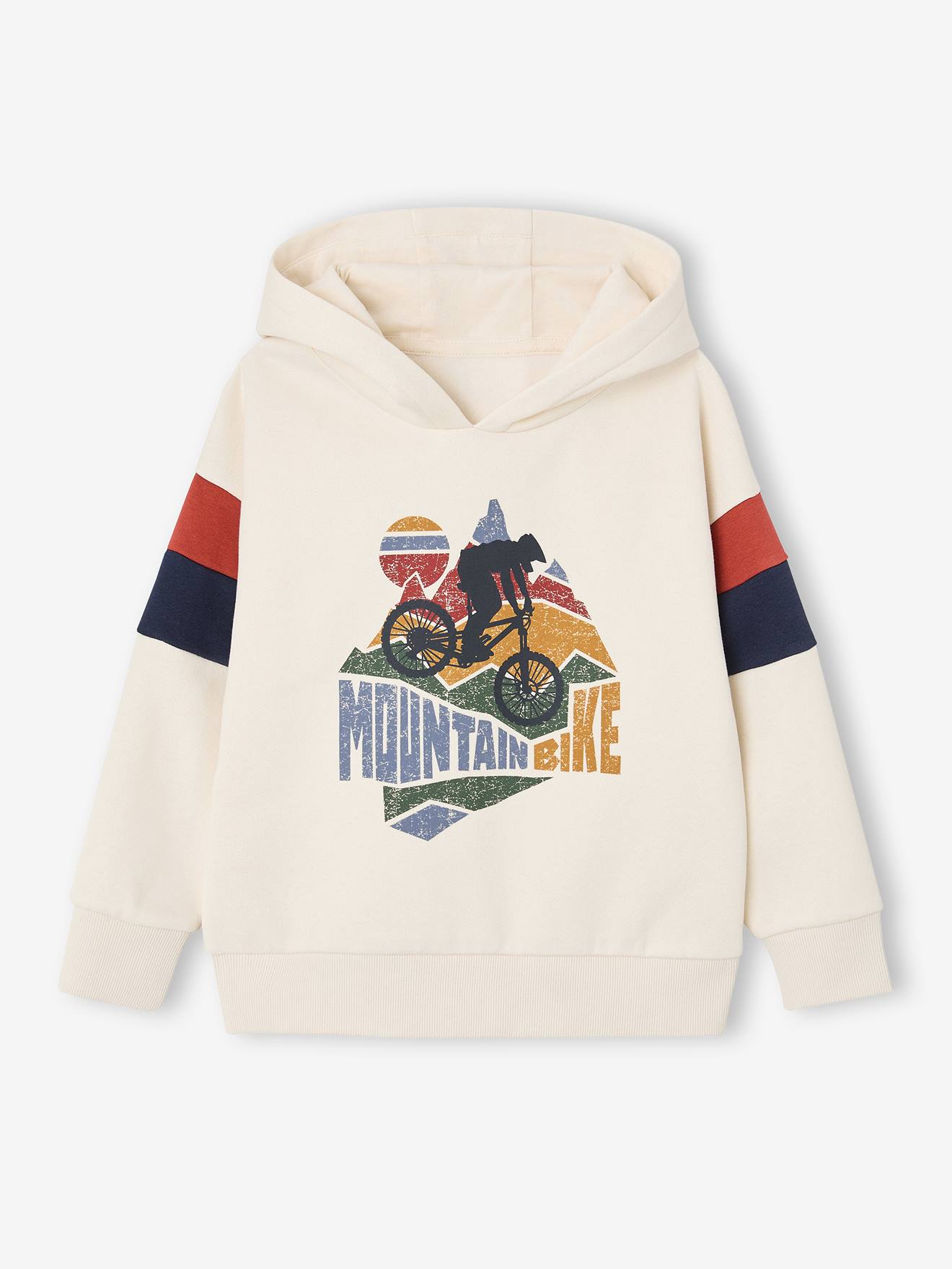 Jungen Kapuzensweatshirt mit Prints ADVENTURE