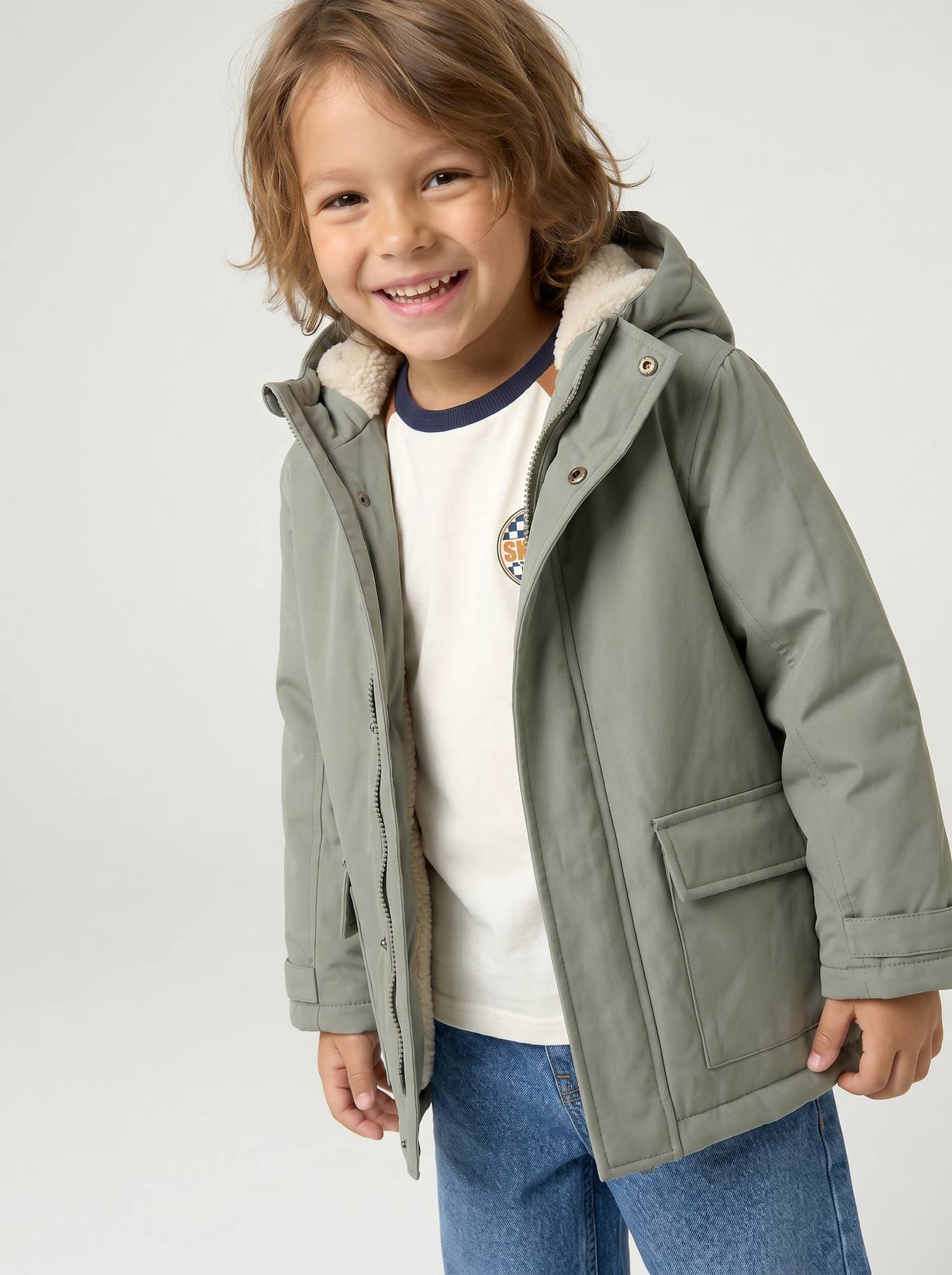 Jungen 3-in-1-Jacke mit Recycling-Polyester