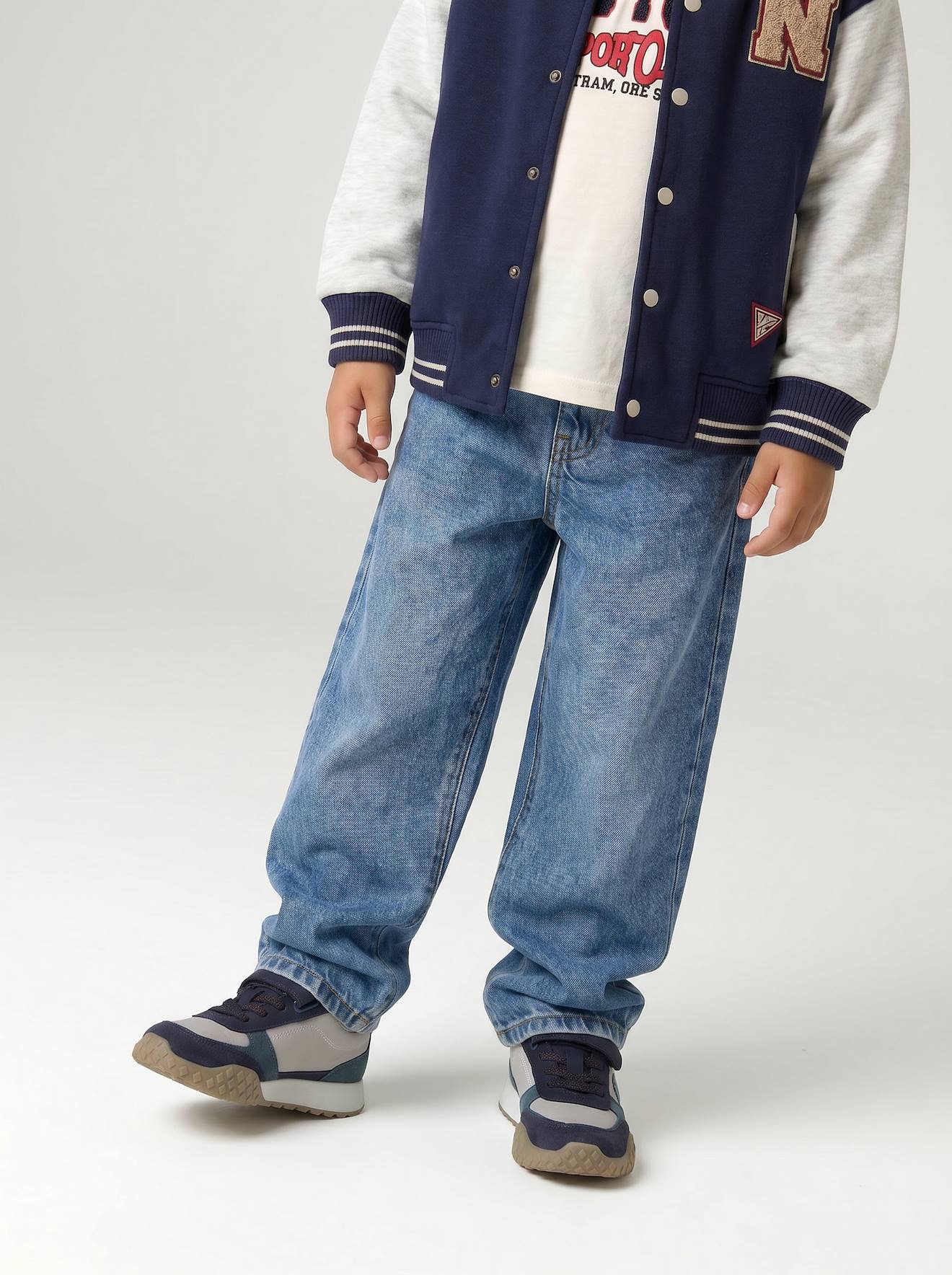 Jeans Loose-Fit Jungen Hüftweite REGULAR