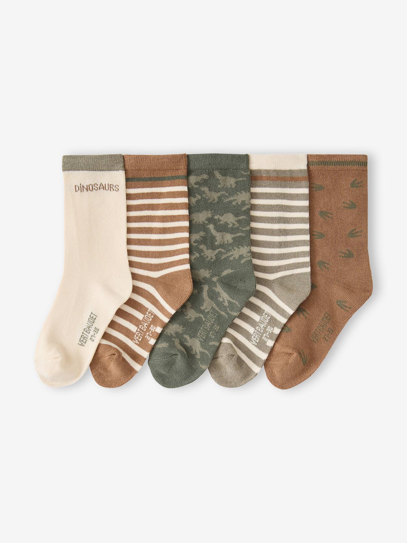 5er-Set Socken DINO Jungen