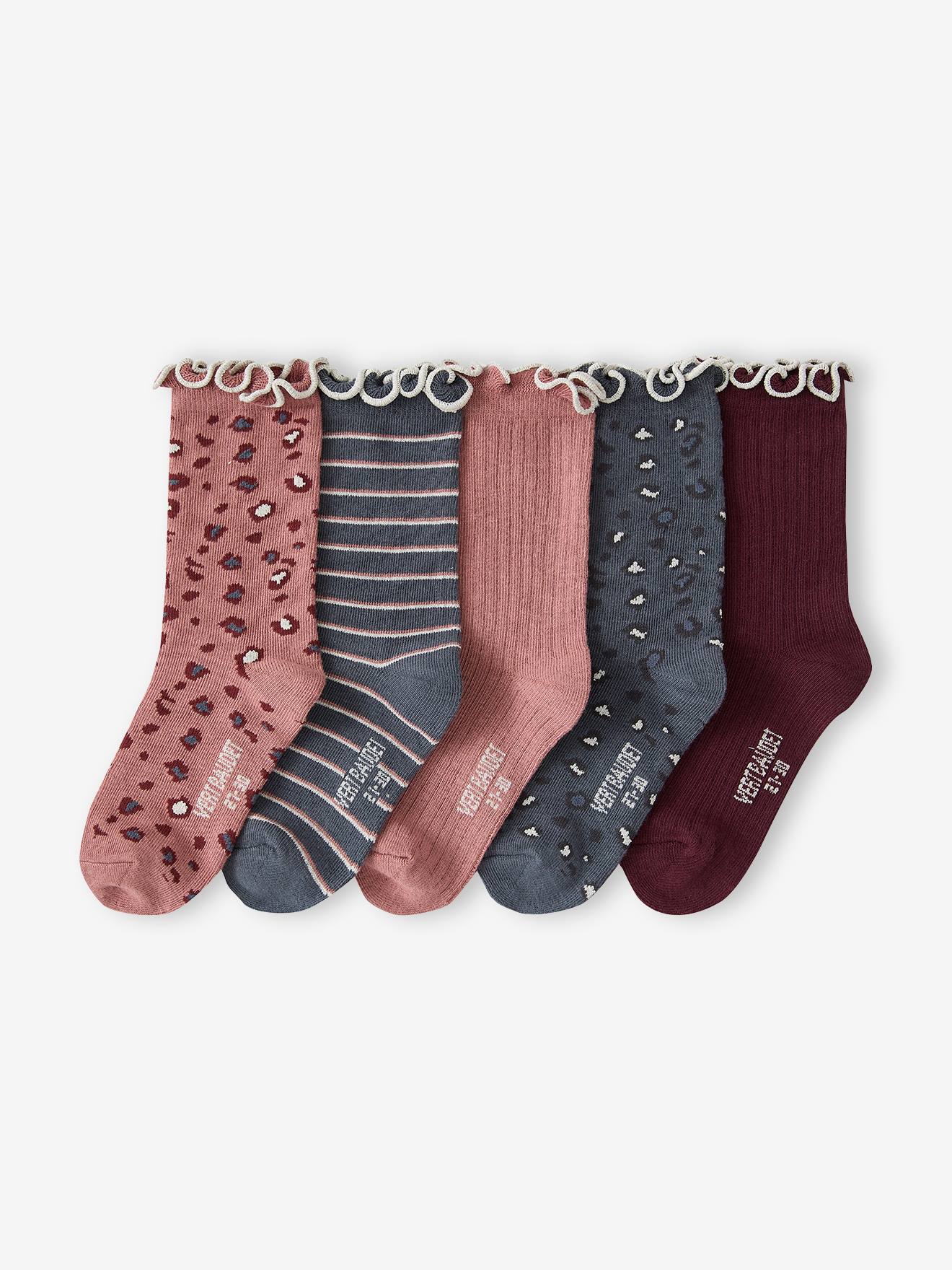 5er-Pack Socken LEOPARD